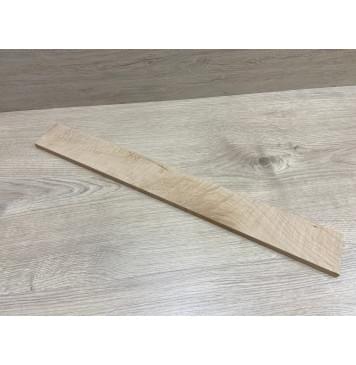 Клён Белый Явор, Волнистый заготовка накладки для электрогитары Смешанный ААА Волна АА 10х65х530 мм-3