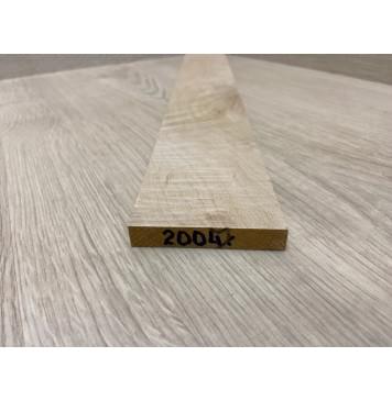 Клён Белый Явор, Волнистый заготовка накладки для электрогитары Смешанный ААА Волна АА 10х65х530 мм-2