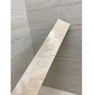 Клён Белый Явор, Волнистый заготовка накладки для электрогитары Смешанный ААА Волна АА 10х65х530 мм-1