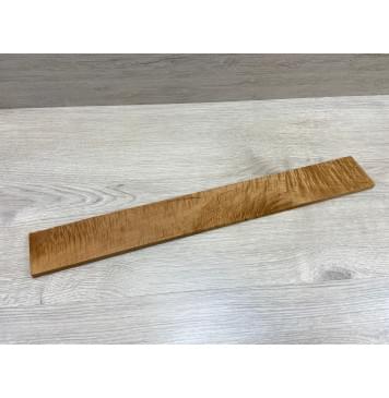 Клён Белый Явор, Волнистый заготовка накладки для электрогитары Смешанный ААА Волна АА 10х65х530 мм-5