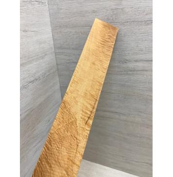 Клён Белый Явор, Волнистый заготовка накладки для электрогитары Смешанный ААА Волна АА 10х65х530 мм-7