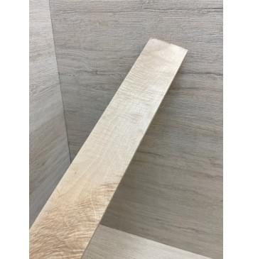 Клён Белый Явор, Волнистый заготовка накладки для электрогитары Смешанный ААА Волна АА 10х65х525 мм-1