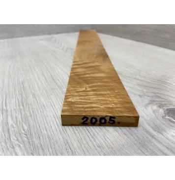 Клён Белый Явор, Волнистый заготовка накладки для электрогитары Смешанный ААА Волна АА 10х65х525 мм-8