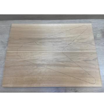 Ольха заготовка на топ Смешанный ААА 19х237х640 мм (2 шт книжкой) Ольха заготовка на топ Смешанный ААА 19х237х640 мм (2 шт книжкой)-0