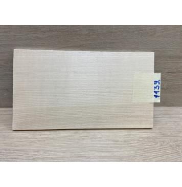 Клён Белый заготовка накладки на головку грифа Радиал ААА 5х125х215 мм-0