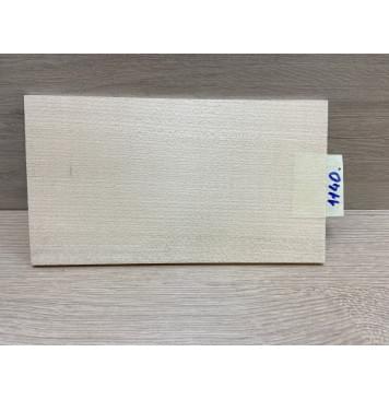 Клён Белый заготовка накладки на головку грифа Радиал ААА 5х125х215 мм-0