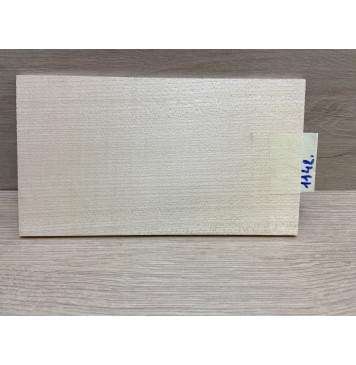 Клён Белый заготовка накладки на головку грифа Радиал ААА 6х125х215 мм-0