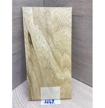 Корина Белая заготовка накладки на головку грифа Тангент ААА 5.5х110х210 мм-1