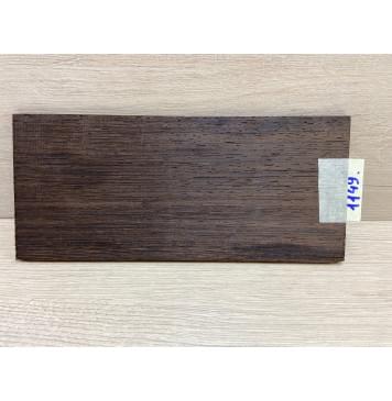 Венге заготовка накладки на головку грифа Радиал АА 6х110х245 мм-0