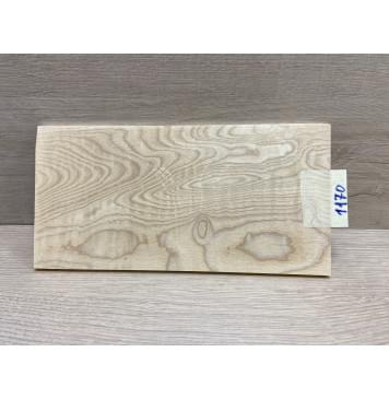 Ясень Белый заготовка накладки на головку грифа Тангент ААА 6х125х250 мм-0