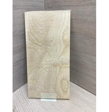 Ясень Белый заготовка накладки на головку грифа Тангент ААА 6х125х250 мм-1