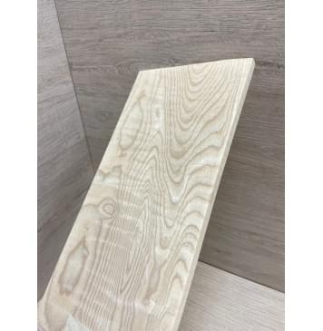 Ясень Белый заготовка накладки на головку грифа Тангент ААА 6х125х250 мм-2