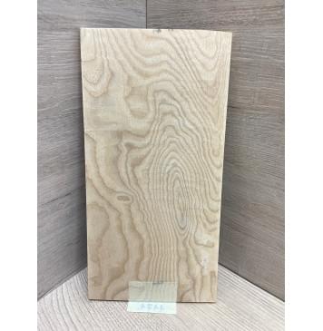 Ясень Белый заготовка накладки на головку грифа Тангент ААА 6.5х125х250 мм-1