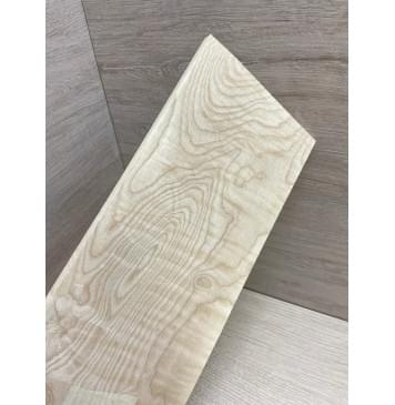 Ясень Белый заготовка накладки на головку грифа Тангент ААА 6.5х125х250 мм-2