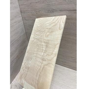 Ясень Белый заготовка накладки на головку грифа Тангент ААА 6.5х125х250 мм-3