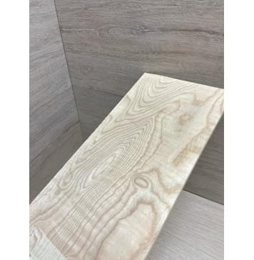 Ясень Белый заготовка накладки на головку грифа Тангент ААА 4.3х125х250 мм-2