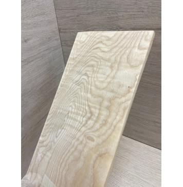 Ясень Белый заготовка накладки на головку грифа Тангент ААА 6х125х250 мм-2