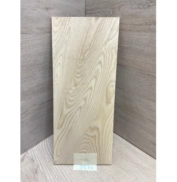 Ясень Белый заготовка накладки на головку грифа Тангент ААА 6х122х285 мм-2