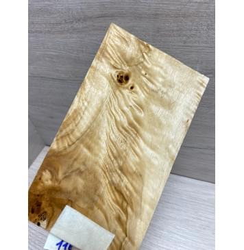 Тополь Кап заготовка накладки на головку грифа Смешанный ААА 5х107х180 мм-2