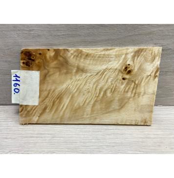 Тополь Кап заготовка накладки на головку грифа Смешанный ААА 5х107х180 мм-0