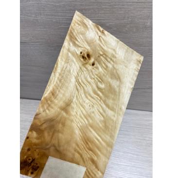 Тополь Кап заготовка накладки на головку грифа Смешанный ААА 5х107х180 мм-1