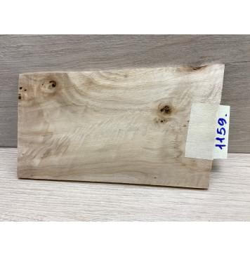 Тополь Кап заготовка накладки на головку грифа Смешанный ААА 5х108х180 мм-2