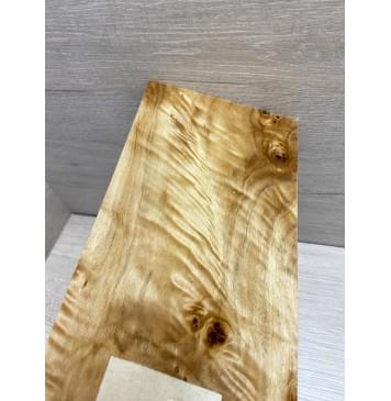 Тополь Кап заготовка накладки на головку грифа Смешанный ААА 5х108х180 мм-3