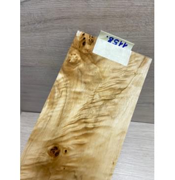 Тополь Кап заготовка накладки на головку грифа Смешанный ААА 4.7х107х180 мм-2