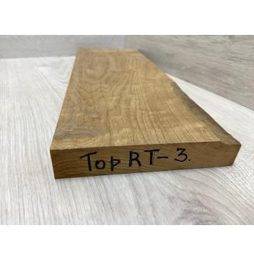 Клён Облачко (Печеный 180) заготовка на топ для Тревел гитары Смешанный ААА Волна А 28х154х435 мм (1шт под распил)-1