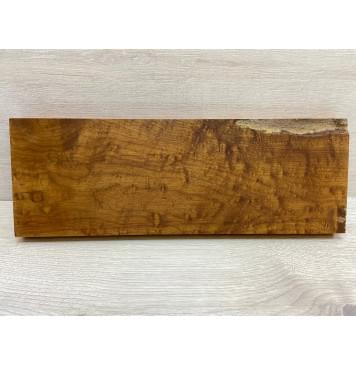 Клён Облачко (Печеный 180) заготовка на топ для Тревел гитары Смешанный ААА Волна А 28х154х435 мм (1шт под распил)-6