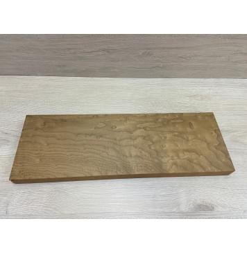 Клён Облачко (Печёный 180) заготовка на топ Тангент АА Волна АА 28х156х460 мм (1шт под распил)-1