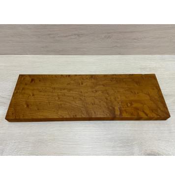 Клён Облачко (Печёный 180) заготовка на топ Тангент АА Волна АА 28х156х460 мм (1шт под распил)-4