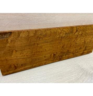 Клён Облачко (Печёный 180) заготовка на топ Тангент АА Волна АА 28х156х460 мм (1шт под распил)-7