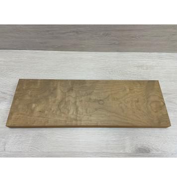 Клён Облачко (Печёный 180) заготовка на топ Тангент АА Волна АА 28х157х470 мм (1шт под распил)-0