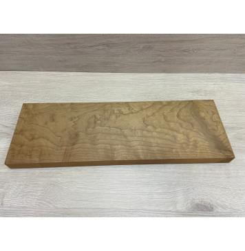 Клён Облачко (Печёный 180) заготовка на топ Тангент АА Волна АА 28х157х470 мм (1шт под распил)-1