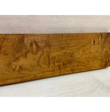 Клён Облачко (Печёный 180) заготовка на топ Тангент АА Волна АА 28х157х470 мм (1шт под распил)-8