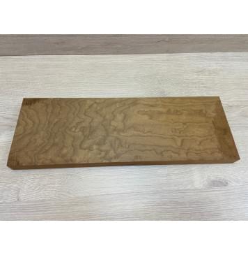 Клён Облачко (Печёный 180) заготовка на топ Тангент ААА Волна АА 27х156х455 мм (1шт под распил)-0