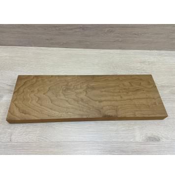 Клён Облачко (Печёный 180) заготовка на топ Тангент ААА Волна АА 27х156х455 мм (1шт под распил)-1