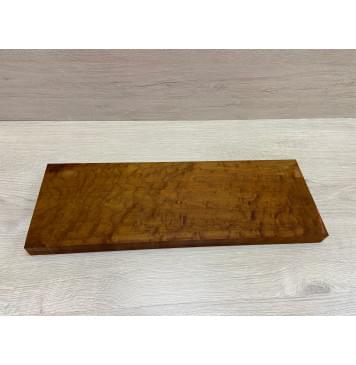 Клён Облачко (Печёный 180) заготовка на топ Тангент ААА Волна АА 27х156х455 мм (1шт под распил)-3