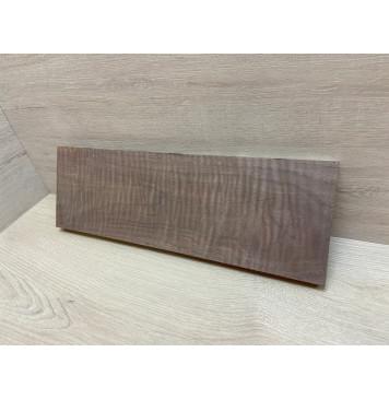 Орех Американский Волнистый заготовка на топ для Тревел гитары Тангент ААА Волна ААА 22х139х420 мм (1 шт под распил)-7