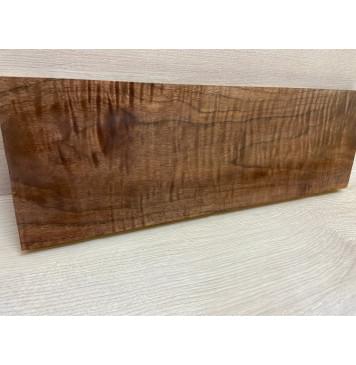 Орех Американский Волнистый заготовка на топ для Тревел гитары Тангент ААА Волна ААА 22х139х420 мм (1 шт под распил)-5