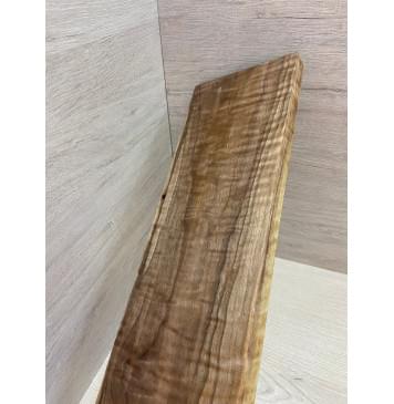 Орех Американский Волнистый заготовка на топ для Тревел гитары Тангент ААА Волна АА 21х139х420 мм (1 шт под распил)-8