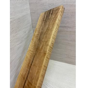 Орех Американский Волнистый заготовка на топ для Тревел гитары Тангент ААА Волна АА 21х139х420 мм (1 шт под распил)-7