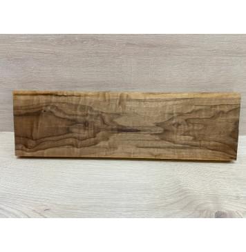 Орех Американский Волнистый заготовка на топ для Тревел гитары Тангент ААА Волна ААА 19х137х450 мм (1 шт под распил)-1