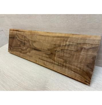 Орех Американский Волнистый заготовка на топ для Тревел гитары Тангент ААА Волна ААА 19х137х450 мм (1 шт под распил)-2