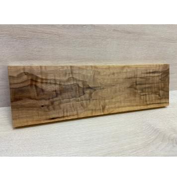 Орех Американский Волнистый заготовка на топ для Тревел гитары Тангент АА Волна АА 20х137х450 мм (1 шт под распил)-0