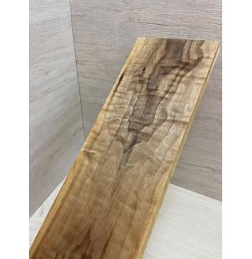 Орех Американский Волнистый заготовка на топ для Тревел гитары Тангент АА Волна АА 20х137х450 мм (1 шт под распил)-3