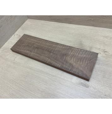 Орех Американский Волнистый заготовка на топ для Тревел гитары Тангент ААА Волна ААА 23.5х138х460 мм (1 шт под распил)-2