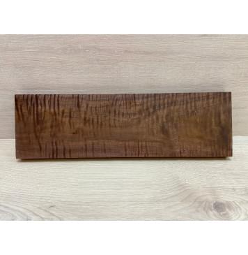 Орех Американский Волнистый заготовка на топ для Тревел гитары Тангент ААА Волна ААА 23.5х138х460 мм (1 шт под распил)-0