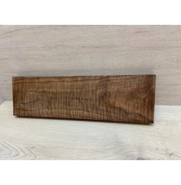 Орех Американский Волнистый заготовка на топ для Тревел гитары Тангент ААА Волна ААА 23.5х138х460 мм (1 шт под распил)-8